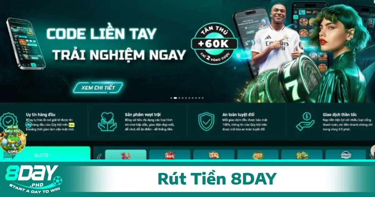 Rút Tiền 8Day 3 Khi trạng thái chuyển tiền thành công, khoản tiền sẽ tự động về tài khoản ngân hàng