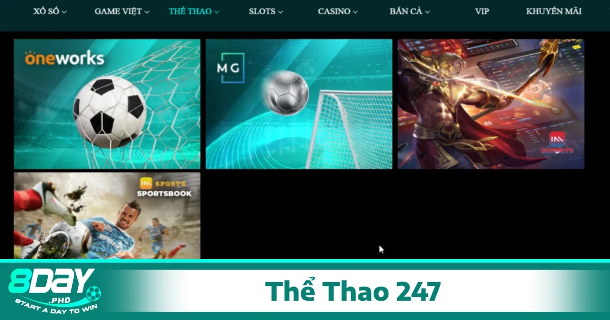 Thể Thao 247 1 Thể thao 247 đã trở thành một phần không thể thiếu trong cuộc sống của nhiều người yêu thể thao cũng như các dân chơi cá cược.